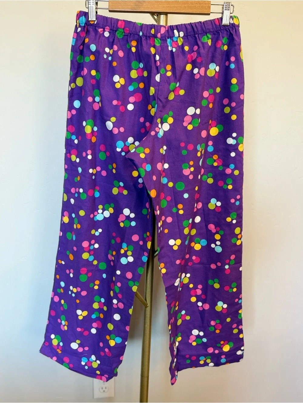 Victoria's Secret Purple Polka Dot Pajama Set